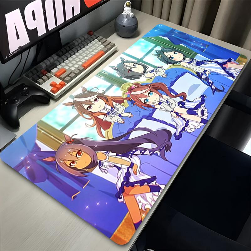 Mouse Pad Anime Uma Musume Pretty Derby Kitasan Mousepad Nonslip Suitable For Office Computers Laptops Esports Game Desk Mats