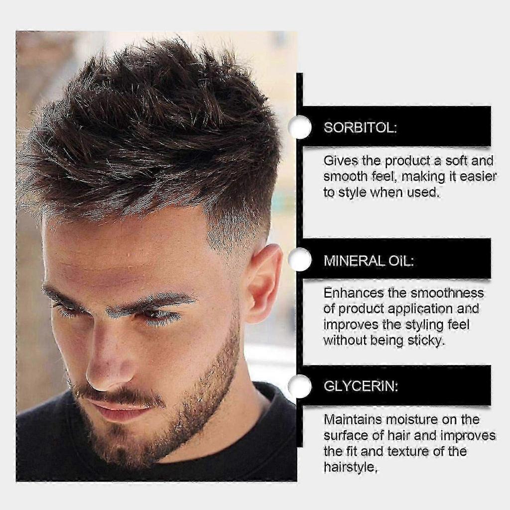 2025 Hair Clay for Men Matte Finish with Strong Hold, Hair Styling Clay, Instantly Adds Texture & Volume, 100g