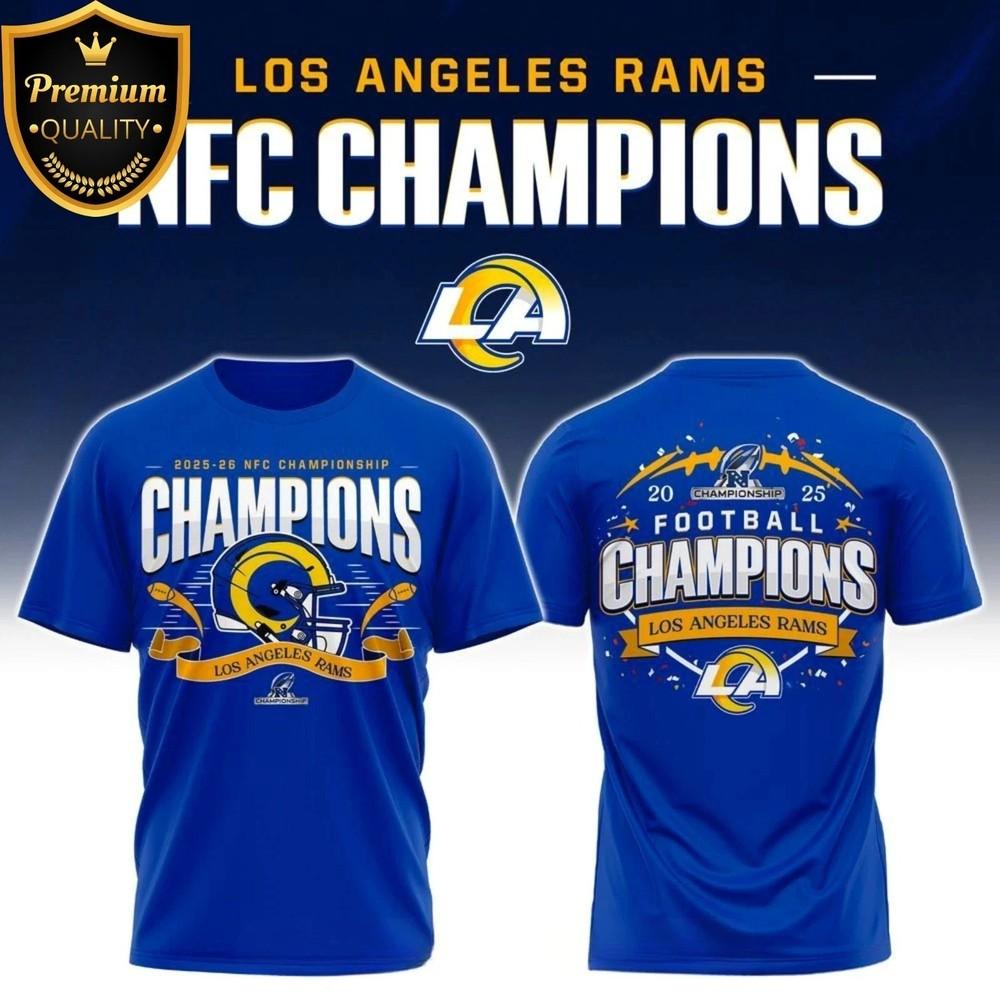 LA Ram 2025-26 NFC Championship Champions T-Shirt Unisex S-5XL Unisex T-Shirt