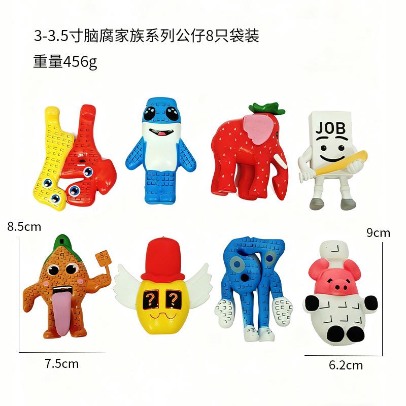 Новая ручная кукла «Похититель Мозгов» Искажение Мозга Монстр Макро Похититель Мозгов Модель Периферийного Устройства для Игры My Pixel Коллекция Игрушек Украшение