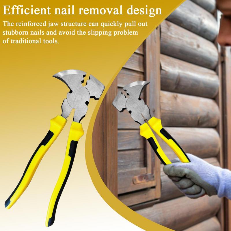 Fence Pliers Fence Tool Cutter Staple Puller Heavy Duty Multifunctional Hand Tools With Hammer Head Nail Puller For Bending
