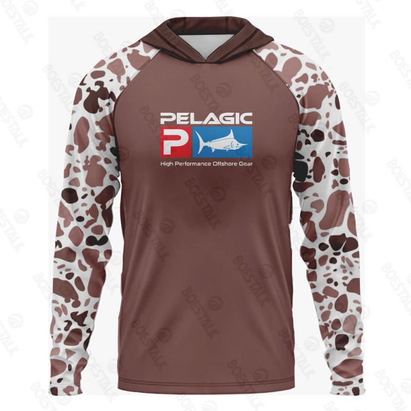 Mens Womens Quick Dry Fishing Shirt Long Sleeve Hooded UV Protection Breathable Bamboo Fiber Summer Outdoor Sport Top