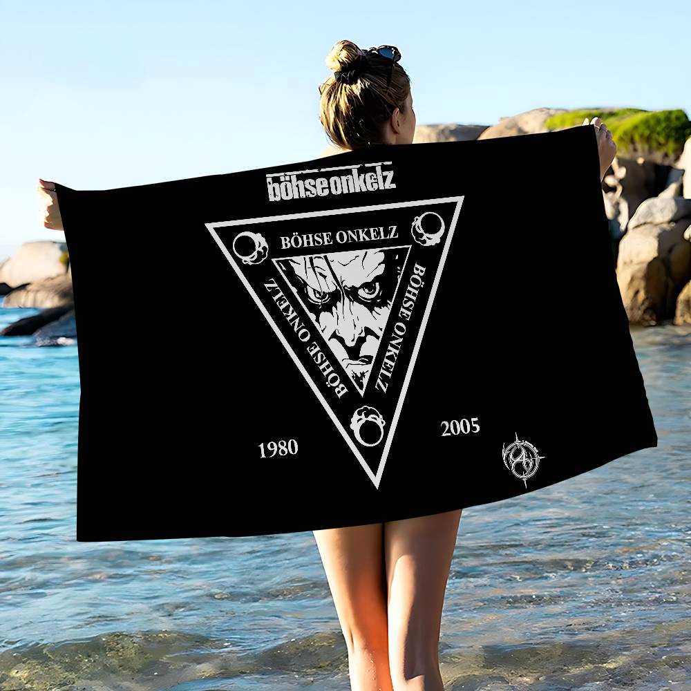 Germany B-Bohse O-Onkelz Big Microfiber Beach Towels Quick Dry Towel Sand Beach Towels Pool Towel For Travel Swim Pool Yoga