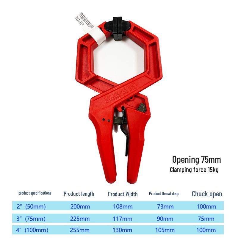 Kuehne Nagel Quick-Bond Woodworking Clamps: Fixed Clips, G-Clamps, A-Clamps, Tie-Dyeing Fixtures.