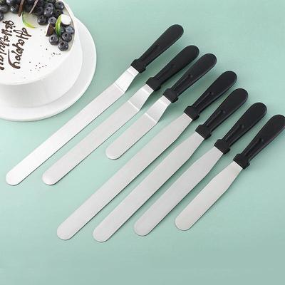 Rozsdamentes Acél Torta & Máz Szintező Spatula - Kereskedelmi Sütőeszköz