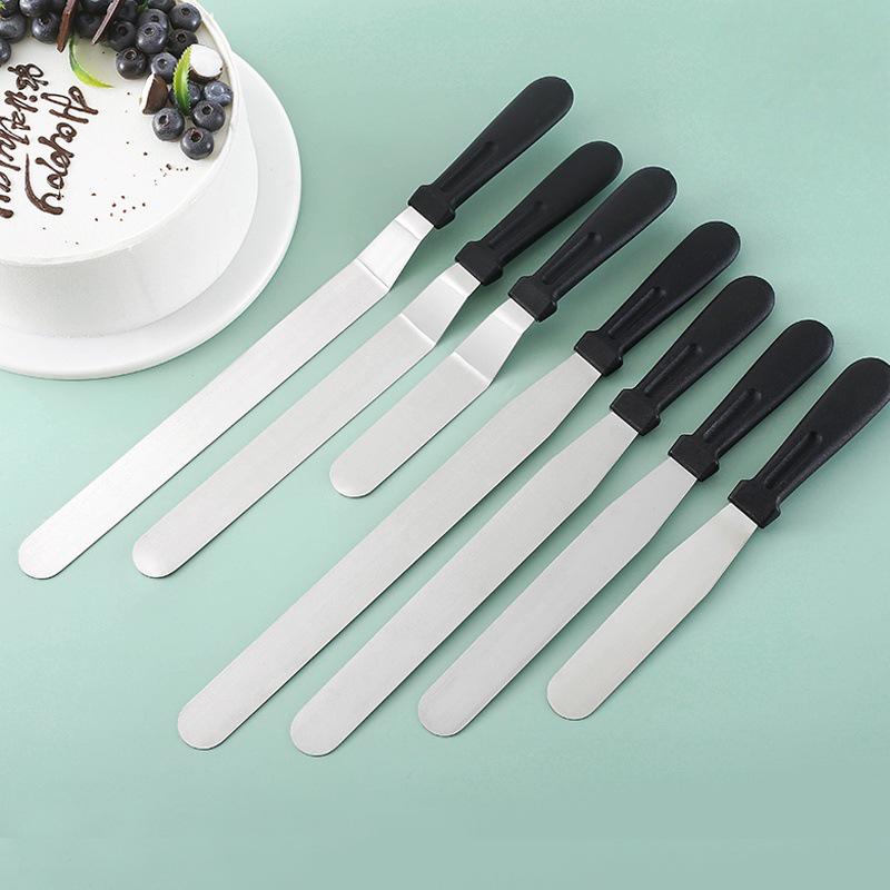Spatola Raschietto Livellatore per Torta e Ghiacciaia in Acciaio Inossidabile - Strumento da Forno Commerciale
