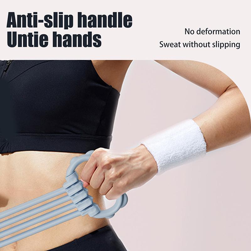 Female Elastic Rope Yoga Auxiliary Exercise Equipment  Adjustable 8 Shaped Fitness Stretching Belt Puller Arm Back Training