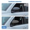 Car Rearview Mirror Decorative Frame Cover For Jeep Compass  2008-2016 Car Exterior Accessories, ABS Plastic