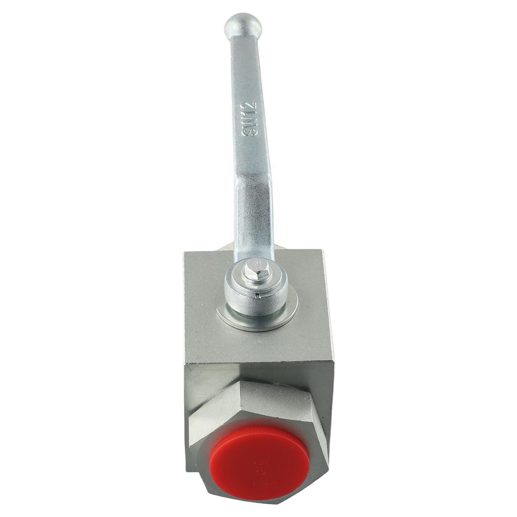 Manual Ball Valve G1 Hydraulic Carbon Steel 2 Way Shut Off Valve High Pressure Suitable for Industrial Fluid Control