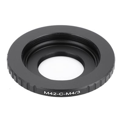 Adaptateur M42 Monture C Objectif Cinéma pour Appareils Photo Hybrides Double Usage(M42 C M4 3)