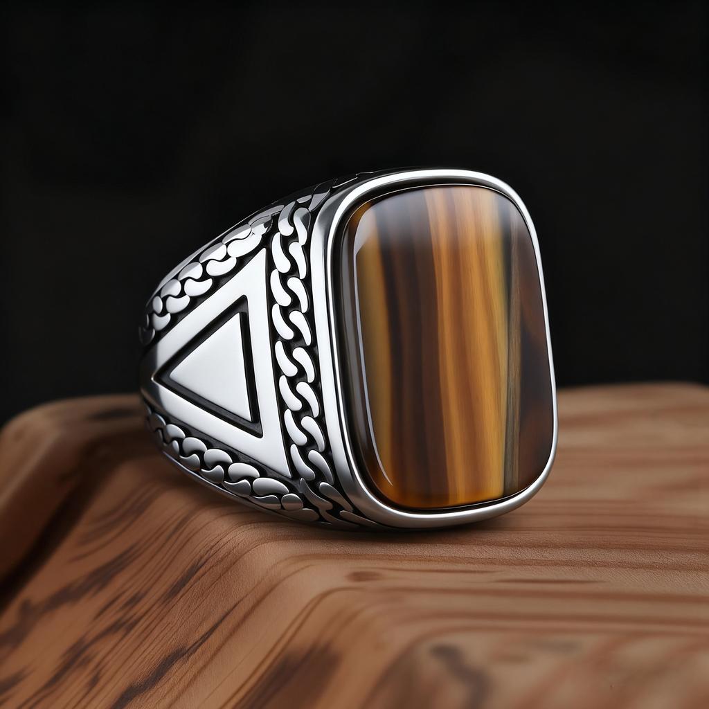 R3427 Men's High Quality 316L Stainless Steel Variety Onyx Rings Fashion Trend Jewelry