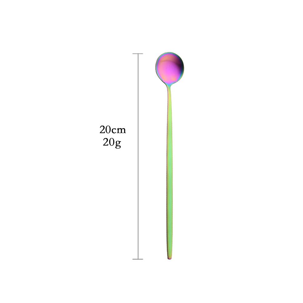 Matte Rainbow Tableware Cutlery Set Stainless Steel Dinnerware Dinner Party Silverware Fork Spoon Knife Fruit Fork Flatware Set