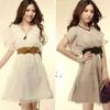 Fashion Lady Wide Elastic Bowknot Waist Belt Dress Waistband Accessory Gift
