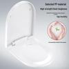 Larsd U-Shaped Soft-Close Thickened Toilet Seat