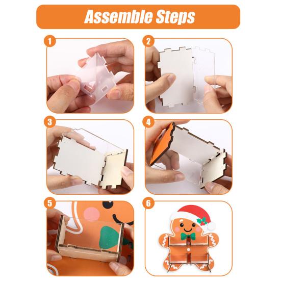 Transparent Acrylic Treat Holder Christmas Tree Wooden Candy Display Stand, Drawer Organizer for Desktop Cookie Case Party Dessert Table,