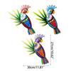Iron Parrot Figurines Home Courtyard Park  Bird Decoration Parrot Pendant Craft Outdoor Garden Furnishing Ornament