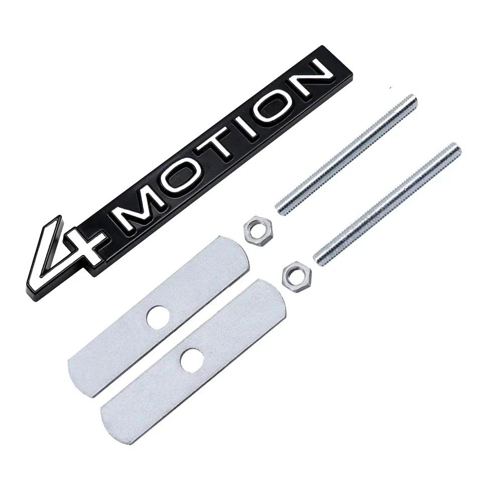 TCFJN1 Metall 4MOTION Logo Auto Frontgrill Emblem für VW Passat Touareg Golf Tiguan Polo CC Auto Karosserie Abzeichen Exterieur Zubehör