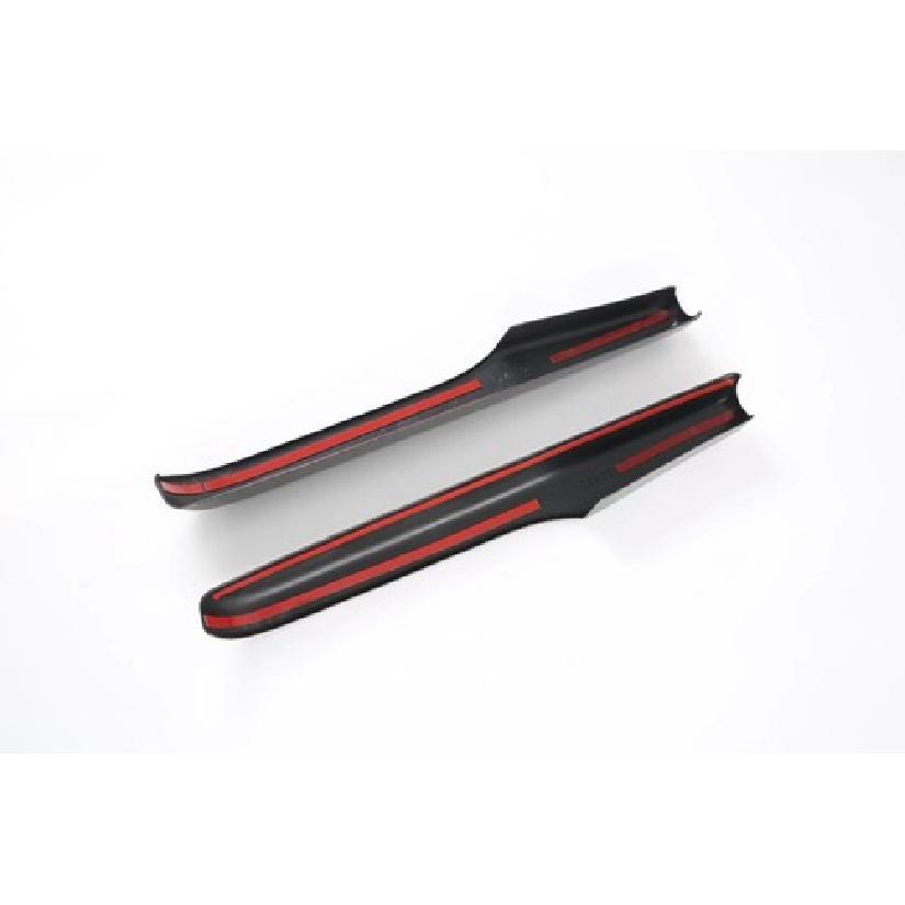 Armrest Box Stripe Side Lid Cover Trim For 2016- Honda Civic Carbon Fiber