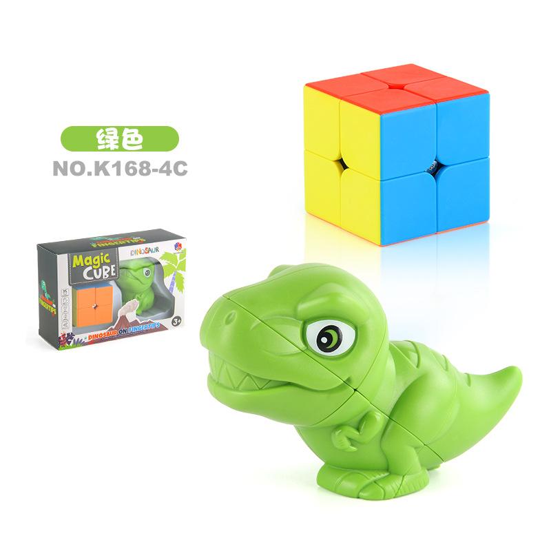 Supply Simulation Dinosaur Animal Rubik'S Cube Smooth Rotation Second-Order Special-Shaped Rubik'S Cube Children'S Science And Education Toys