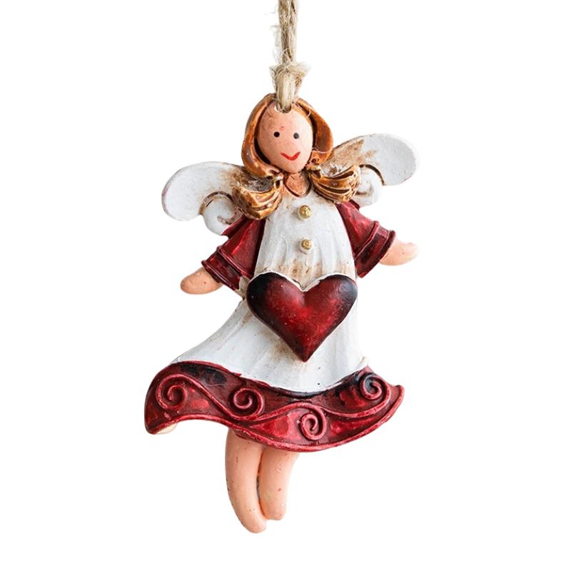 Angel Resin Christmas Tree Decoration Ornament Home Hanging Party Props Gifts