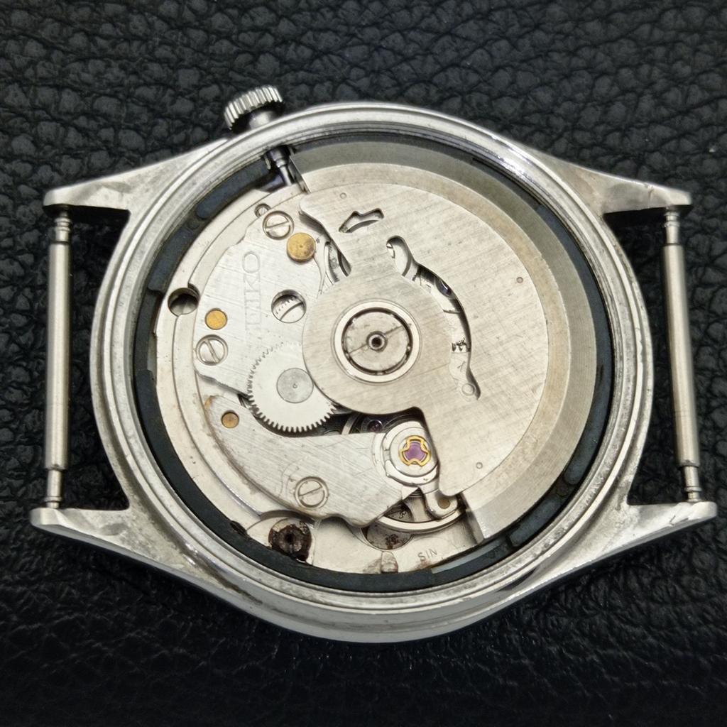 SEIKO 5 AUTOMATIC 7009A JAPAN MENS VINTAGE BLUE COLOR DIAL WATCH a701420-5 R206b-a701420