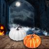 Halloween Artificial Pumpkin Figures Desk Decorations White/Yellow Pumpkin Ornaments Festival Parties Decorations