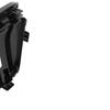 BMW X3 F25 11-14 Grille Inserts Between Headlights (Kidneys) Left + Right Set, Black Glossy Double Bar