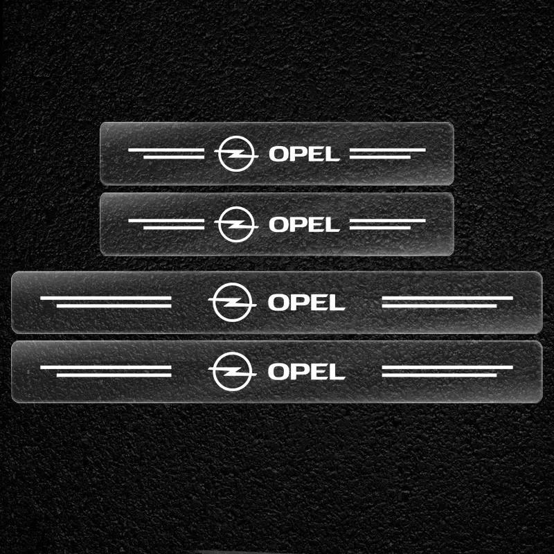 Car Scratchproof Car Threshold Transparent Sticker For Opel Astra j Insignia Astra g Corsa Zafira b Mokka Vivaro Meriva