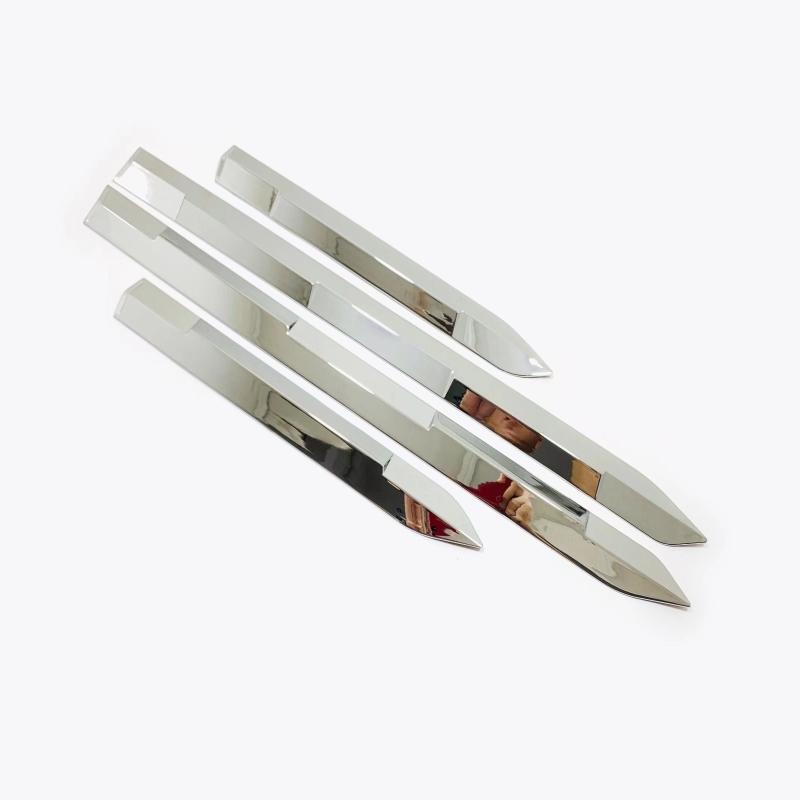 For Toyota RAV4 RAV 4 XA50 - Hybrid ABS Carbon Fiber Car Side Door Body Molding anti-scratch Protector Side Strips Trim