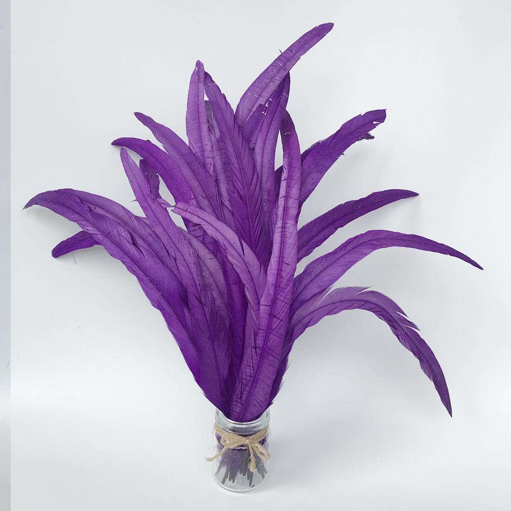 30-35CM Rooster Tail Feathers for DIY Jewelry, Hat, and Clothing Accessories
