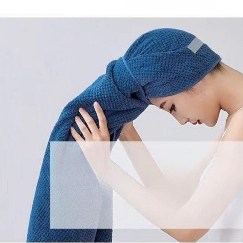 Dry Hair Cap, Super Absorbent, Quick Drying, Enlarged, Elongated, Headband Towel, Long Hair Shower Cap, Women's, Large Hair Towel