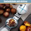 2In1 Kastanien Clip Nussknacker Öffner Nüsse Schäler Schälen Walnuss Cracker Schäler Edelstahl/Kunststoff Zange Küche Werkzeug