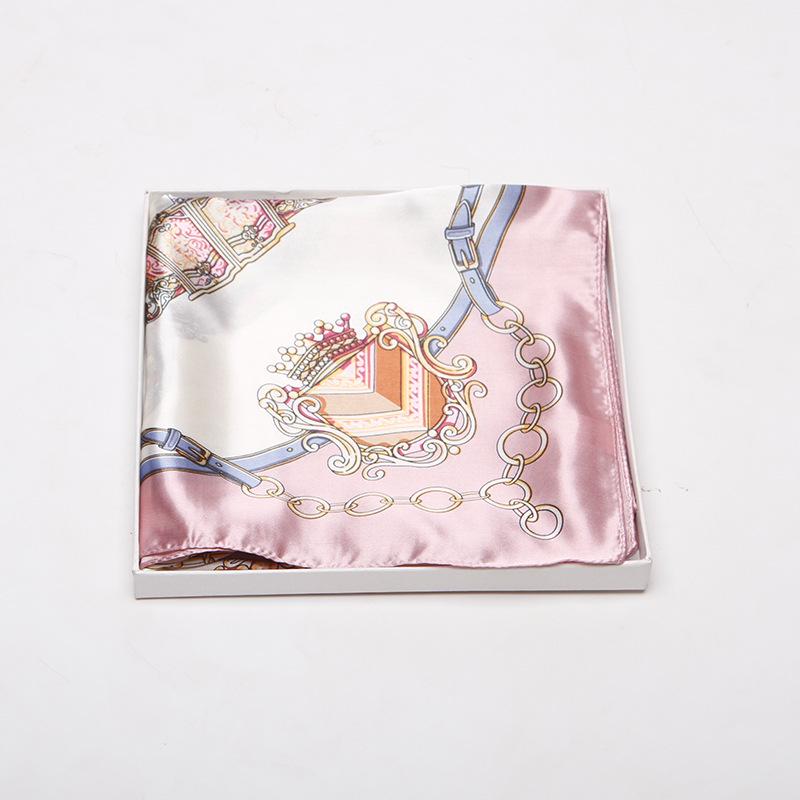 Hochwertige, luxuriöse Seidenschals, Stirnband, Schals, Halstuch für Damen, Ketten-Seidenschal, dekorativer Schal für Damen