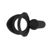 Silicone Anal Dilation Male and Female Shared Posterior Anal Plug Masturbator Double Ring Pull Beads Lock Semen Ring Anal Pull Beads Erotic Supplies