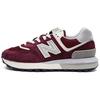New 574 Burgundy Silver