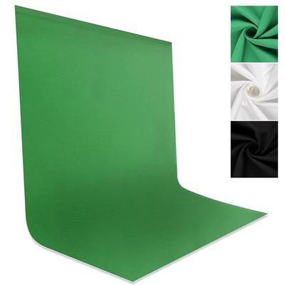 Live Streaming Smooth Green White Black Screen Photography Background Backdrop Cloth Chromakey