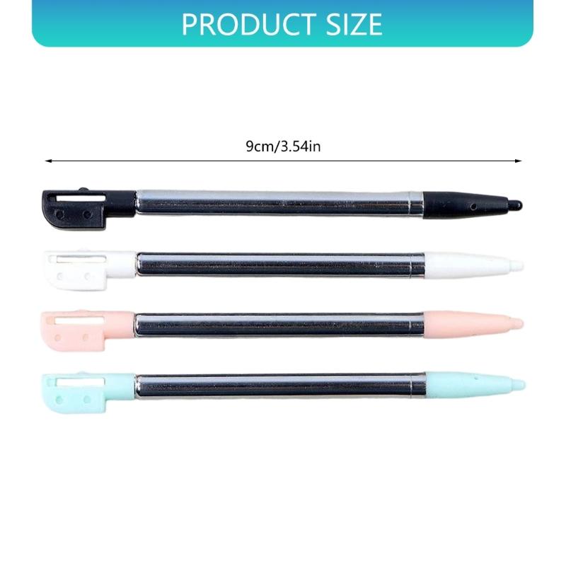 High Accuracy Control Game Touch Styluses Pen Retractile Feature Metal Plastic Construction Ergonomic Handle Portable Size
