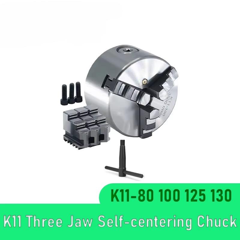 K11 80 100 125 160 200 250 130 Lathe Chuck 100mm Sanou Four Jaw Self-centering Chuck 4'' Scroll Chuck For Small L Tire Chucks 1