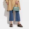 COACH Cashin 20 Signature Pendant Leather Tote Bag Tote Bag Shopping Bag Handbag Small Women's Green Limited Runway Style