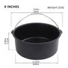 6/7/8 Inch Non-Stick Baking Mold Air Fryer Pot Round Tray Pan Roasting Pizza Cake Basket Bakeware Kitchen Bar Cooking Accessory