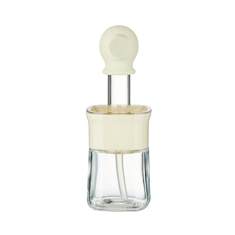 

Oil Dispenser Bottle Oil Dispenser With Brush Silicone Basting Brush Suitable For Cooking And Grilling Kitchen Storage Tools белый