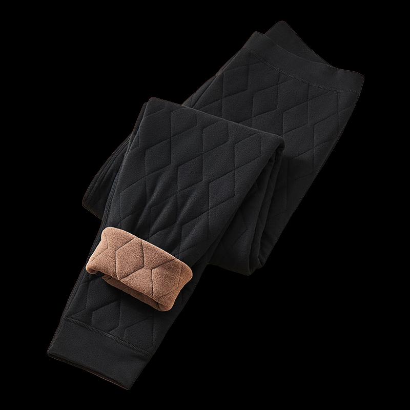 Yiershuang Men's Wool Blend Thickened Thermal Long Johns