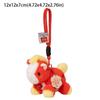 Soft Stuffed Zodiac Mascot Multi-color Plush Keychain Pony Plush Pendant  Party Decor