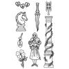 Y2K Sexy Butterfly English Cross Finger Waist Belly Tattoo Sticker Holiday Party Decoration Sticker