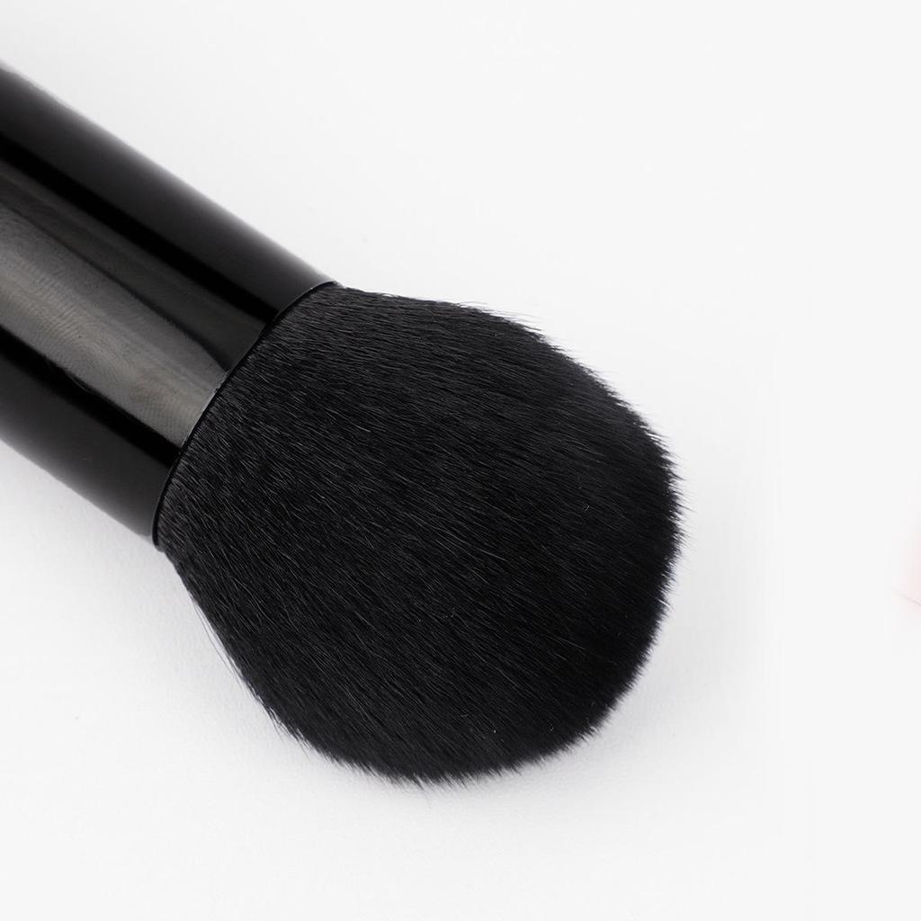 Double-Ended Powder & Foundation Brush: Portable, Dual-Use, Multifunctional Makeup Tool