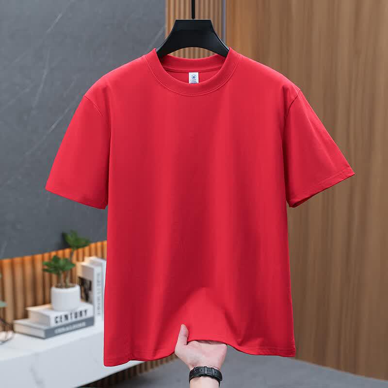 ROMON Men's Summer Loose Fit Short Sleeve T-Shirt