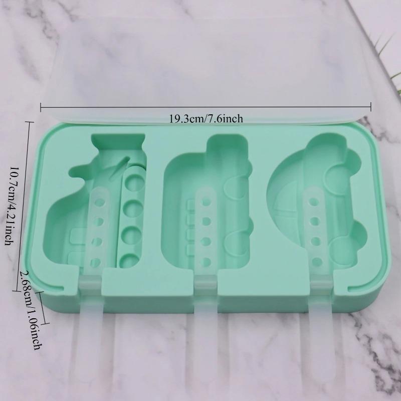 

Colorful Reusables Silicone Ice Pop Mold with Sticks BPA-Free Frozen Popsicle Mold for Homemade Desserts Yogurt Juice Smoothies