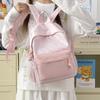 School Bag New Cute School Bag, Versatile Fresh Star Bow Backpack for Middle and High School Students, Double Shoulder Bag for Middle