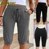 Damenmode Lässige einfarbige bedruckte Hosen & Capris Internationales Design