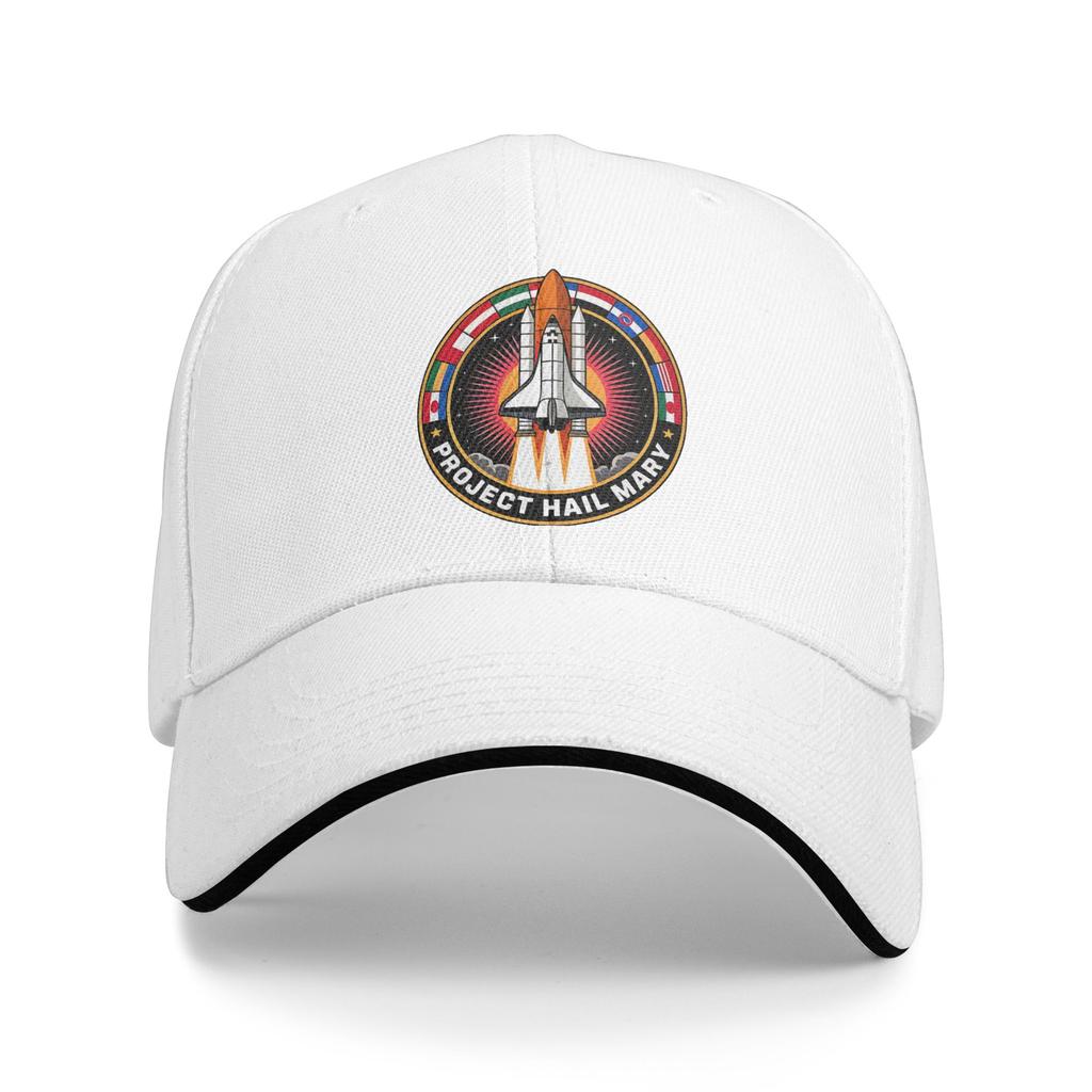 Project Hail Mary Space Rocket Movie Baseball Cap Casual Sandwich Cap Men Women Breathable Headwear Outdoor